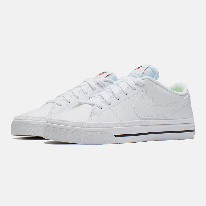NIKE Women's Skateboarding Shoes COURT LEGACY NN Sneakers DH3161-100 White And Black, Size 37.5 8