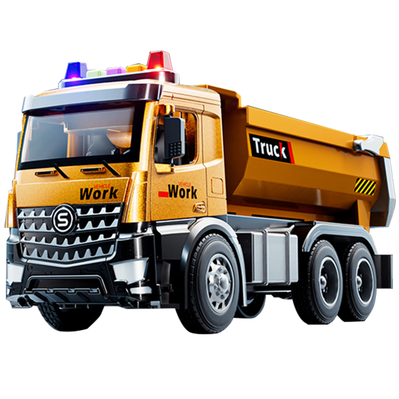 BEIBITONGHUA 1:16 Alloy Dump Truck Construction Vehicle Children's Toy Car Model Transport Truck Boy's Birthday Gift