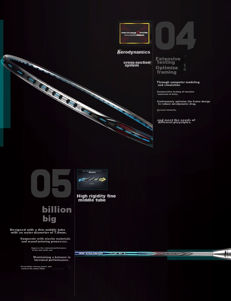 Li-Ning Badminton Racket, Zhanji 5000 High-Elasticity Full Carbon Professional Racket, Advanced Competition Training Racket, 3U Unstrung 7