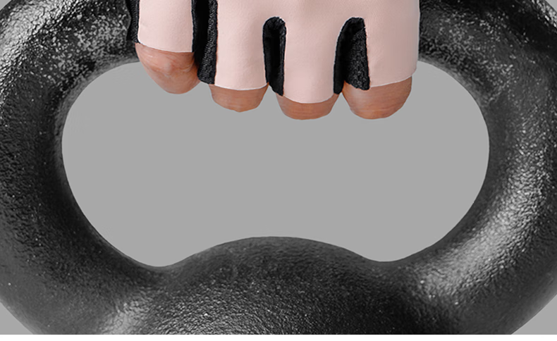 LAC Sports Fitness Gloves for Women, Half-Finger Breathable, Equipment Training Dumbbell Yoga Non-Slip Anti-Training Gloves, XS 7