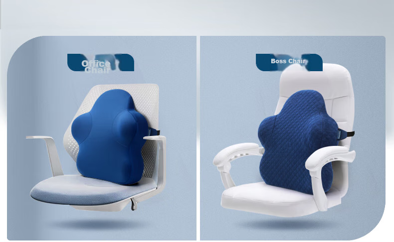 Back2 Lumbar Support Cushion for Office, Ergonomic Back Pillow, Long-Sitting Aid, Car Seat Cushion, Waist Pillow 32