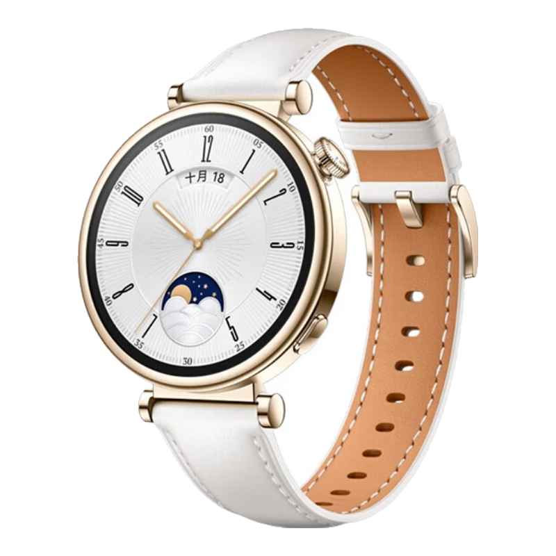 Xiaopijiang Leather Watch Strap Compatible with Huawei Watch GT6/GT5Pro/GT4, Genuine Leather Band for Huawei Watch 5 Women's Model, Top-Grain Cowhide Strap, Universal Band for 42/41mm Watch Face, Genuine Leather