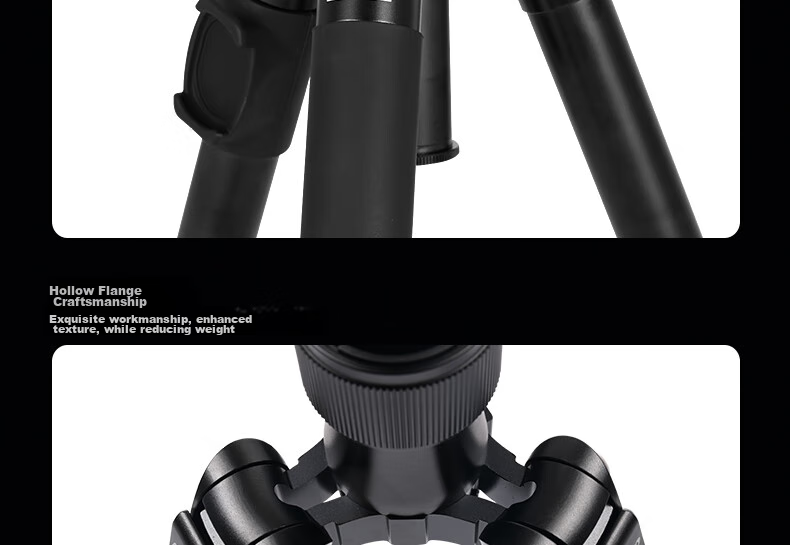 Fotopro FY-820 Smartphone Selfie Live Streaming Tripod, Camera Photography Tripod, Rose Gold 19