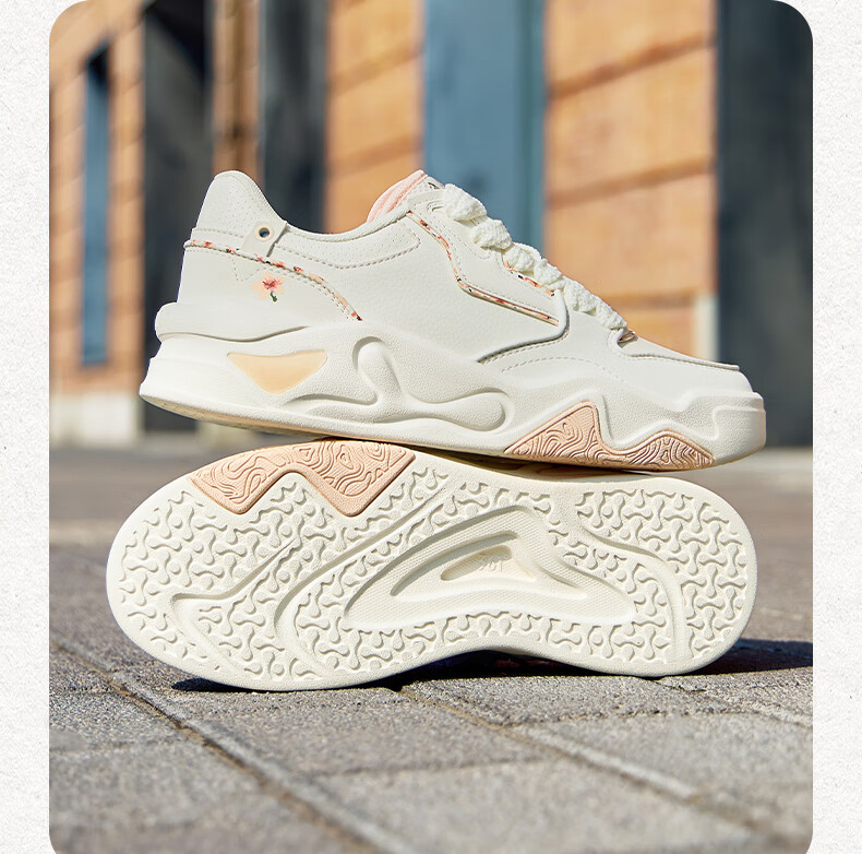 361° Women's Sports Shoes, Jincheng Autumn And Winter High-Top Fleece-Lined Warm Thick-Soled Casual Sneakers for Women, 682446603A-9 27