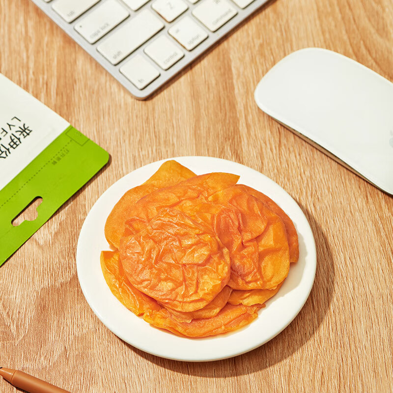 来伊份冰糖枇杷干40g 果脯水果干即食果肉 办公室休闲零食