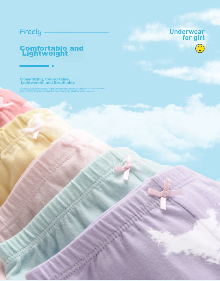 LangSha Children's Underwear, Girls' Safety Shorts, Cotton Anti-Exposure Underpants, Big Kids Boxer Briefs, 2-Pack, Pink And White, Size 130 7