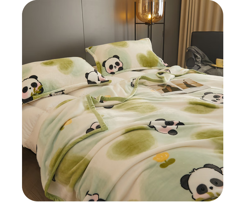 Hengyuanxiang Coral Fleece Blanket, Nap Office Throw, Bed Use Thick Winter Bed Sheet, Single Milk Flannel Small Blanket 20