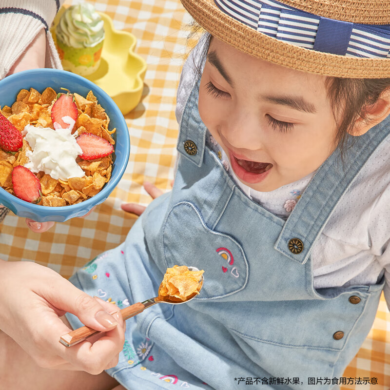 家乐氏进口香甜玉米片300g/盒富含多种维生素儿童即食麦片早餐零食