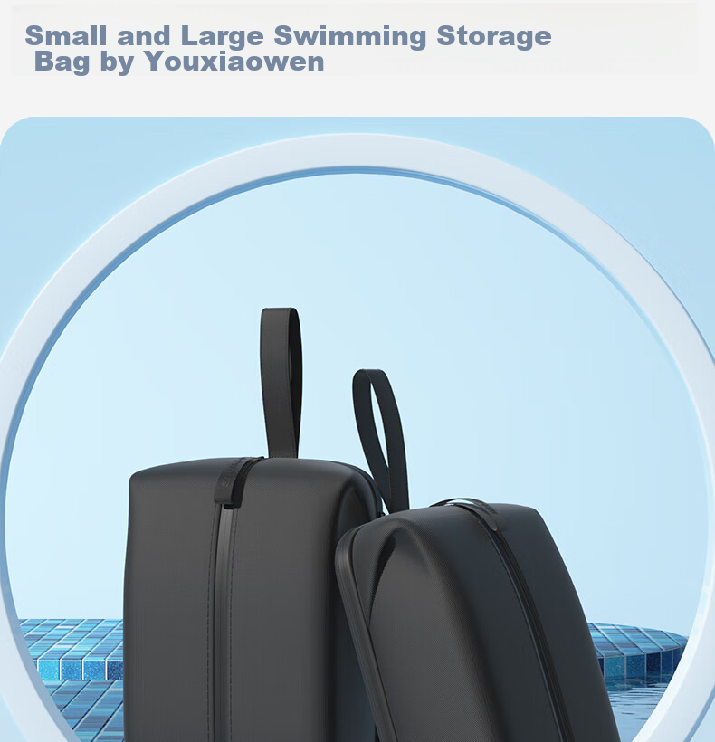 Li-Ning Swim Bag, Portable Waterproof Professional Large-Capacity Swimming Gear for Men And Women, Handheld Waterproof Swim Bag 7051 15