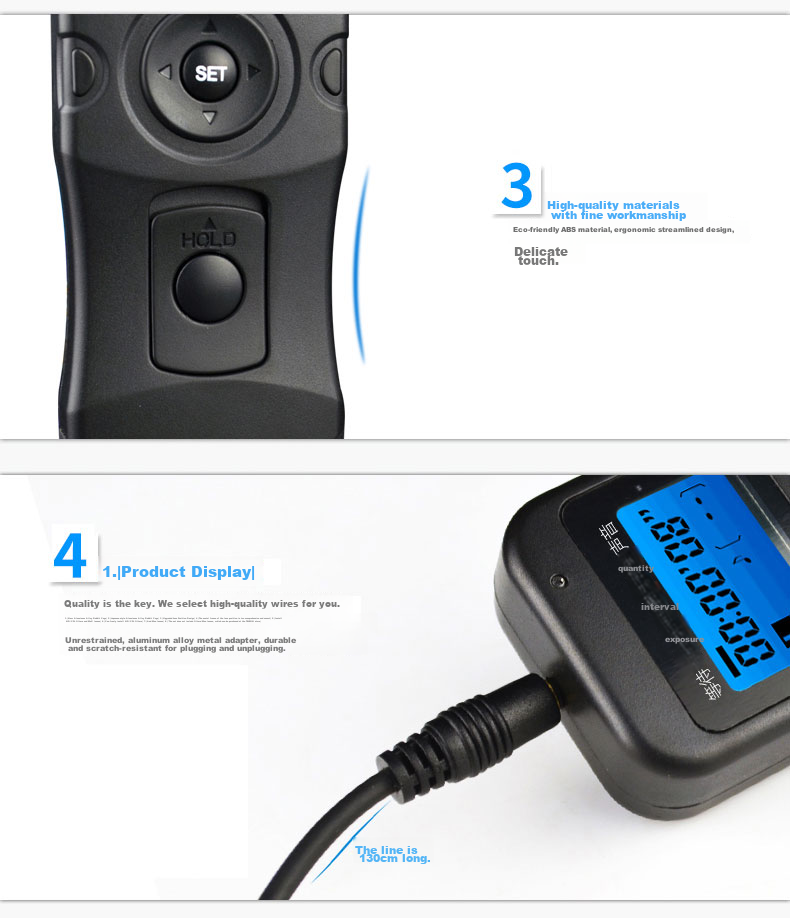 SidanDe 7600C2 Canon Wireless Remote Control Timer for EOS 5D4 5D3 5D2 5D 7D2 7D 6D 6D2 50D 16