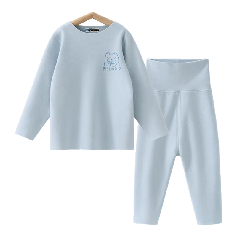 Betis Thermal Velvet Children's Warm Underwear Heating Baby Sleepwear Autumn Clothes Set Autumn Winter Boys Girls