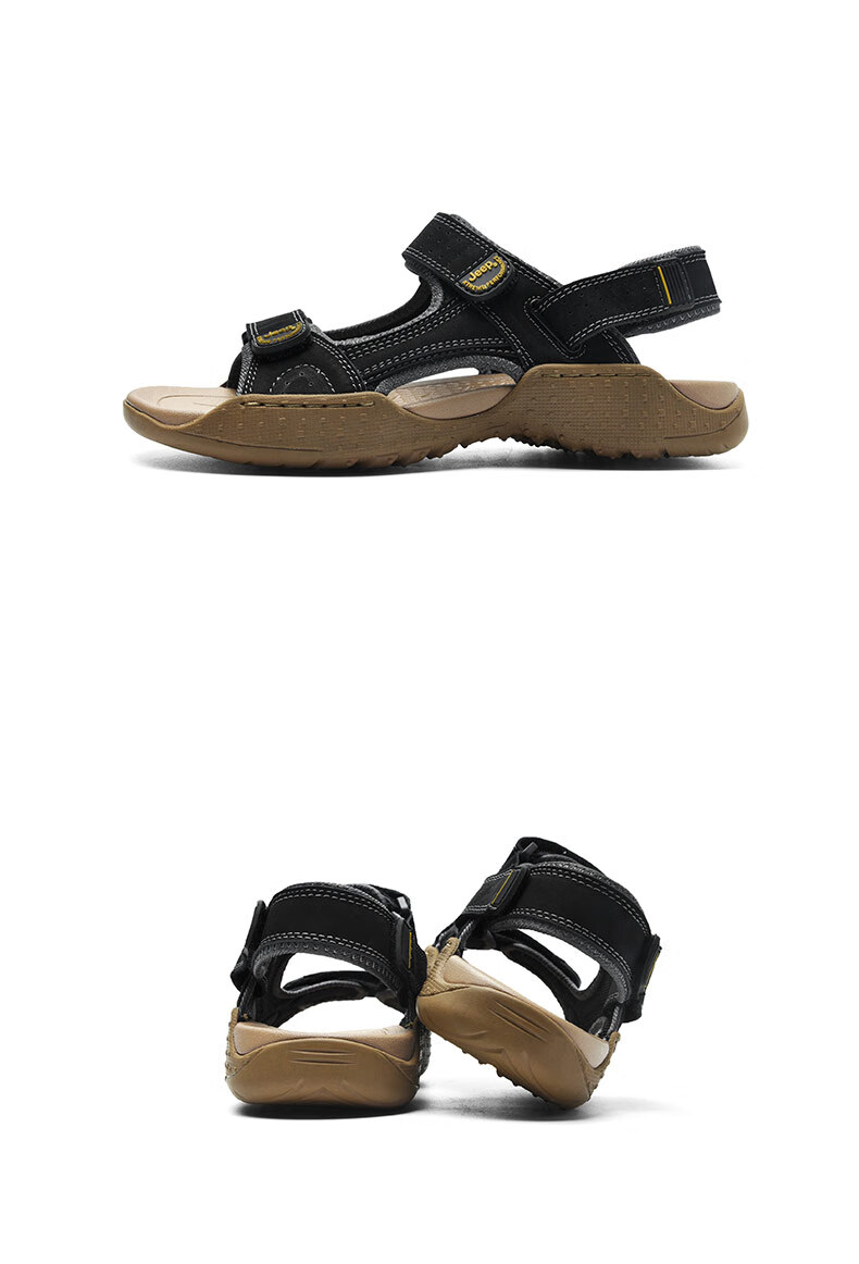JEEP Men's Outdoor Sports Breathable Sandals, Water-Friendly Slippers, Non-Slip Wear-Resistant River Tracing Shoes, Hiking Shoes 27