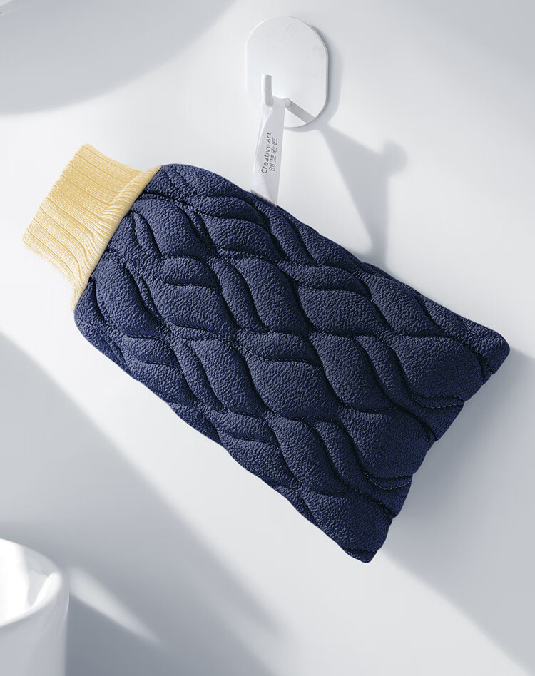 Chuangyilaojiang Exfoliating Washcloth for Men, Bath Scrubber, Body Scrubber with Coarse Sand, Widened Single Piece, Removes Dead Skin, Nylon Cotto 15