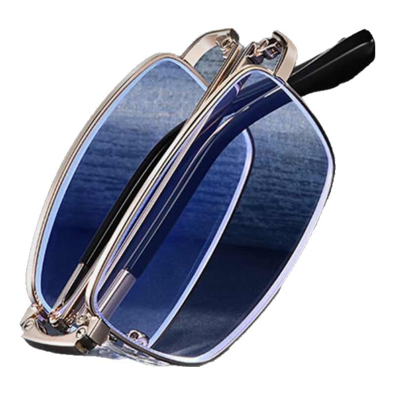 LESCA LUNETIER Reading Glasses for Men, Anti-Blue Light, High-End Brand Authentic Women's Reading Glasses, High-Definition Foldable Bifocal Glasses for Elderly