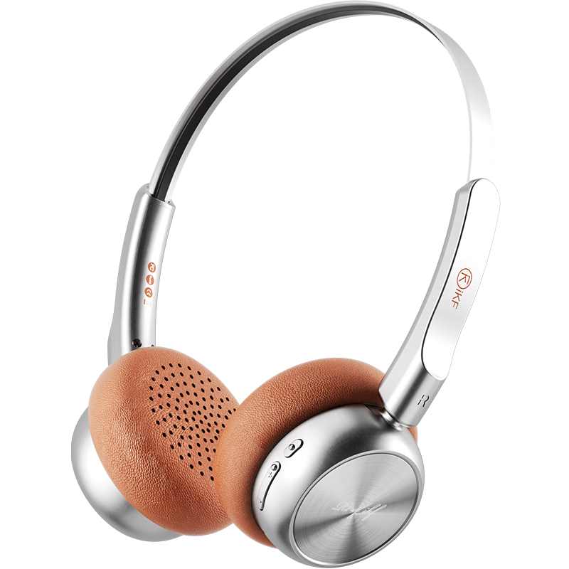 IKF R1 Retro Headphones, Wireless Bluetooth, Fashionable Digital Wear, High-Quality Bluetooth 6.0, Metal Millennium Y2K, Internet Celebrity OOTD, Atmospheric Earphones, Twilight Silver