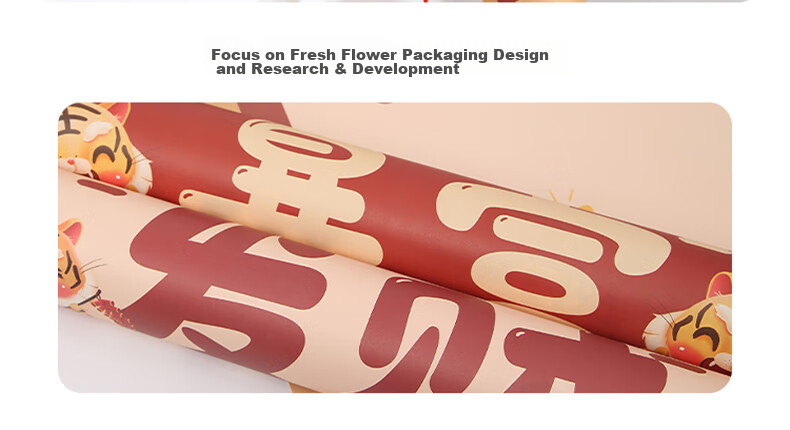 Jiayan Gift Wrapping Paper, 2 Sheets, Birthday Present Packaging, Flower Wrapping Paper 11