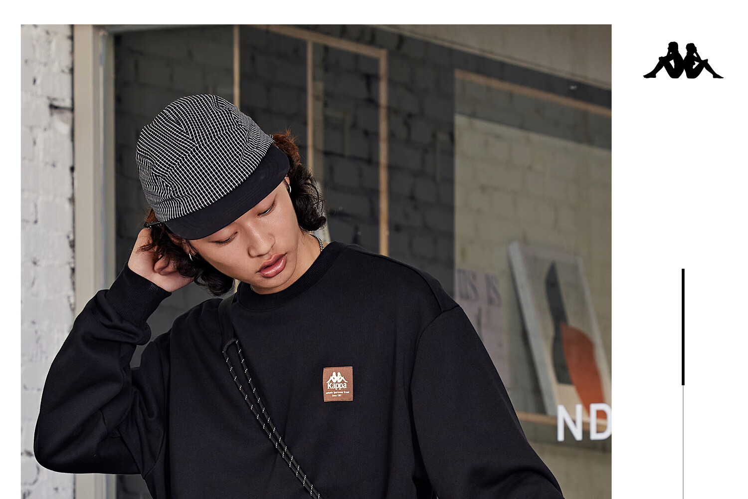 Kappa Knitted Pullover Sweater for Women, 2025 New Round Neck Top, Sports Long-Sleeve Sweatshirt for Men, K0EW2WT93P 23