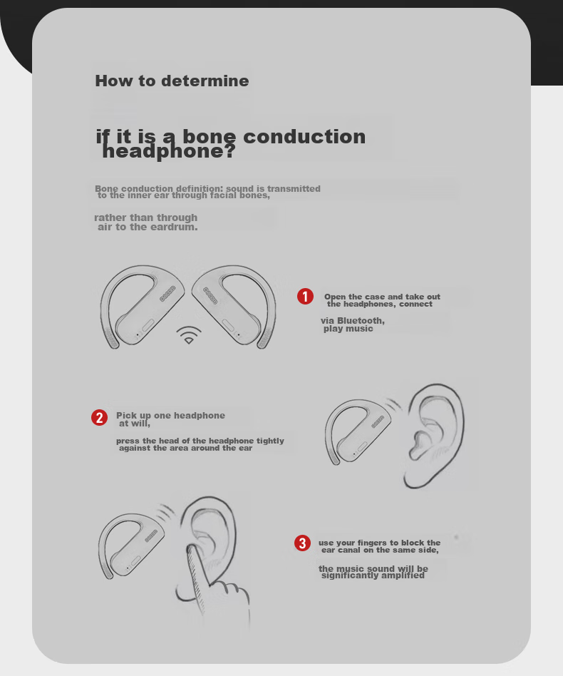 Dacom OpenBuds [Apple MFI Certified] Open-Style Bluetooth Earphones for Sports And Running, Non-In Wireless Ear-Hook Air-Bone Conduction Concept, Compatible with Huawei And Xiaomi 5