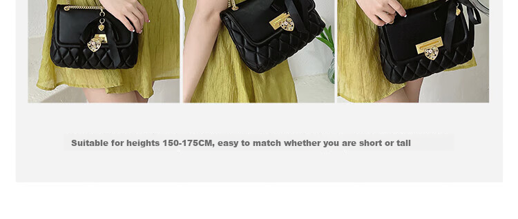 JUST STAR [Xu Lu's Choice] Kelly Handbag, Women's Bag 2026 New Style, Light Luxury Crossbody And Handheld Bag, Birthday Gift for Wome 15