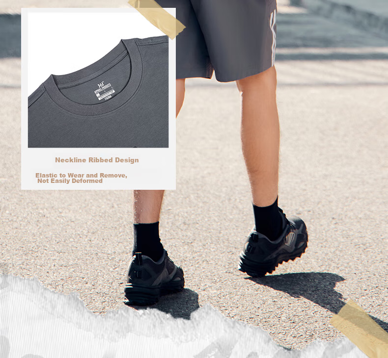361° Men's Short-Sleeve T-Shirt, Summer New Style, Sports Running Loose Casual Trendy Men's Tee, Half Sleeve, 652519106-2 11