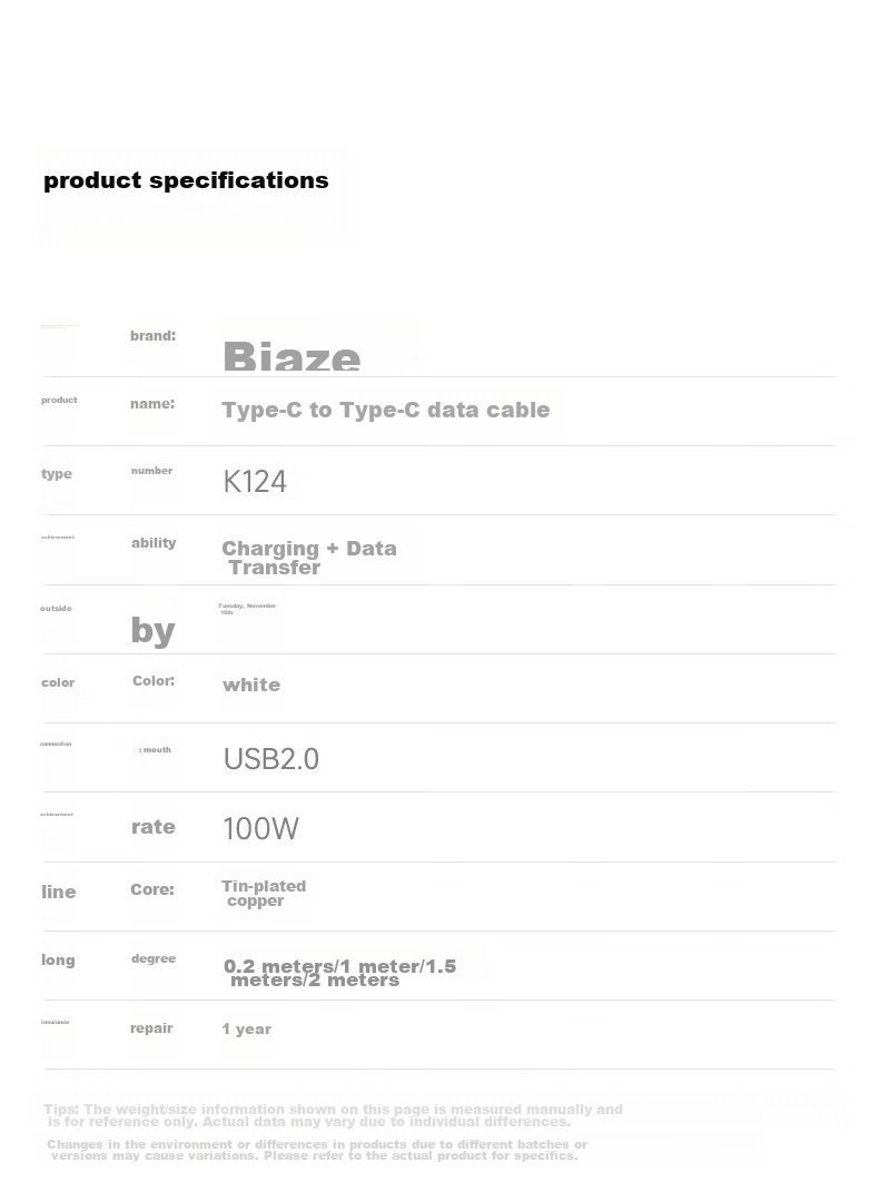 BIAZE Type-C Data Cable, Dual-Ended PD100W Car Charger, Carplay Fast Charging Cable, Ctoc Charging Cable for Apple IPhone 17/16/15, Huawei Tablets, Laptops 15