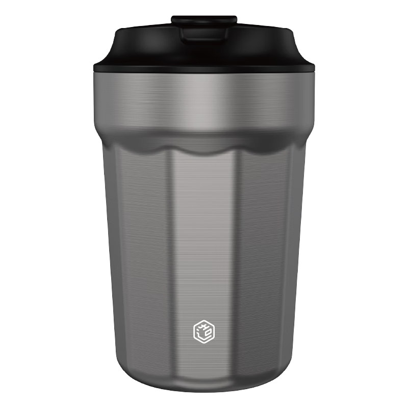 JD Original Insulated Mug Coffee Cup Portable Travel Water Bottle Practical Cup for Men And Women Silver Gray 360ml
