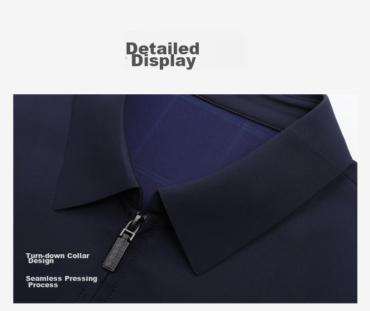 Hodo Jacket for Men, Turn-Down Collar, Comfortable Solid Color, Short Administrative Style, Cadre Style Office Style Coat for Men, B5 Navy Blue, Size 170 25