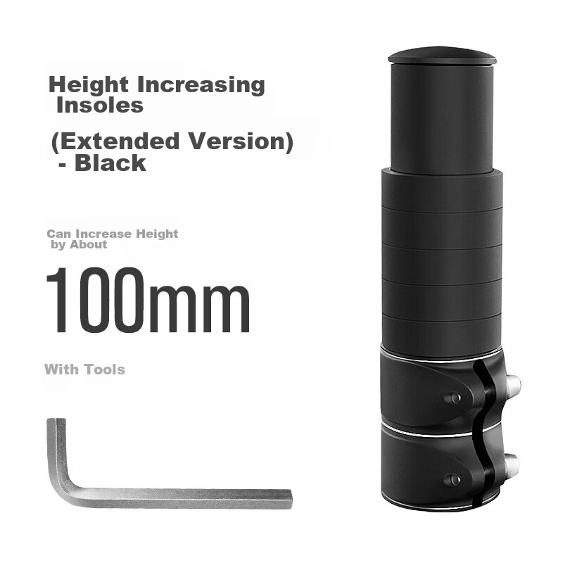FOREVER Aluminum Alloy Handlebar Riser, Heightening Device for Road Bikes And Mountain Bikes, Universal Model, Upgraded Version in Black