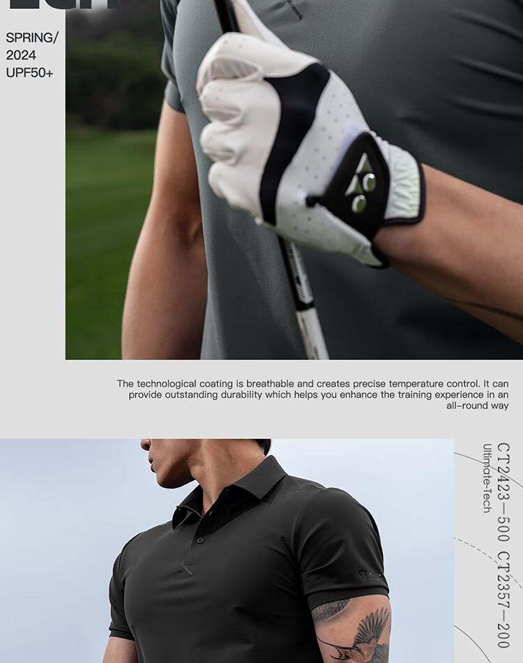 Monster Guardians Men's Summer Versatile Short-Sleeve Polo Shirt, Fitness Training Slim-Fit T-Shirt, Carbon Gray, 2XL 3