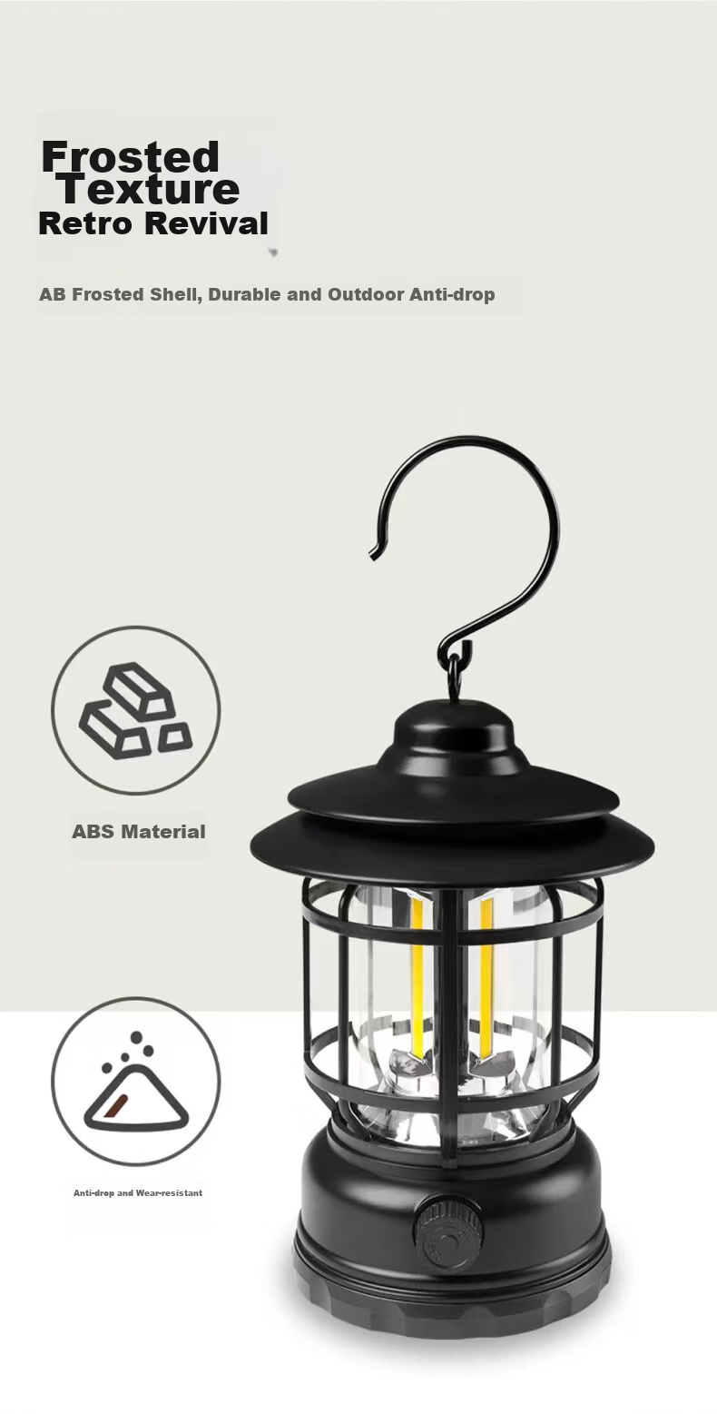 Tanlu Feng Outdoor Camping USB Fan High Power Car Hanging Rechargeable Long Battery Life Tent Light Night Fishing Illumination 5
