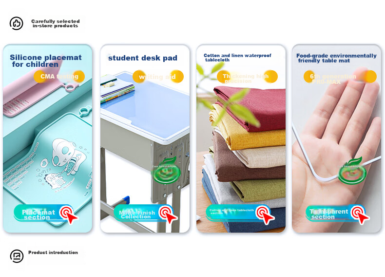 Gusi Desk Pad, Study Table Protector, Writing Mat, Children's And Student-Specific Office Desk Pad, Dormitory And College Student Desktop Mat 1
