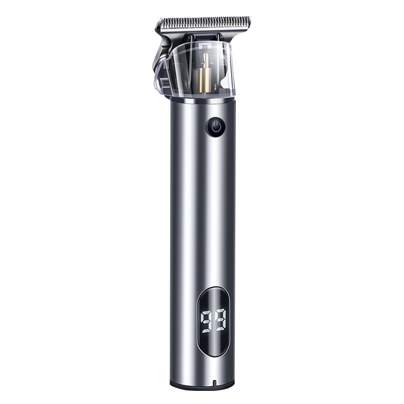 AUX Electric Hair Clipper for Adults, Shaved Head Tool, Hair Trimmer, Bald Head Carving Electric Clipper, Complete Set of Haircutting Tools in Silver