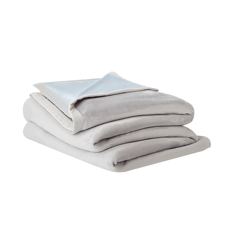 Wangyiyanxuan Blanket Throw, Flannel Cat Blanket, Office And Home Air Conditioning Blanket, Ocean Blue-Gray 150*200cm
