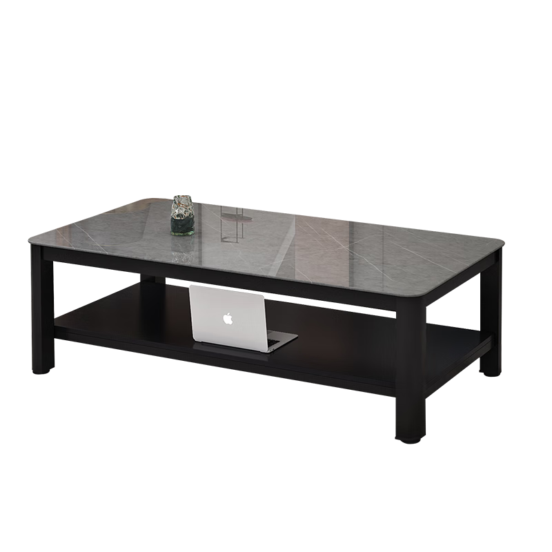 Fanshe Coffee Table, Living Room Tea Table, Office Coffee Table, Small Apartment Glass Sofa Table, Modern Minimalist Tea Table