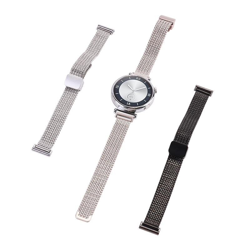 MSSM Compatible Huawei Watch Band for Watch GT3/2/GT3 Pro, Wheat Ear Metal Magnetic Buckle Strap, Slim Waist Wristband for Women [Starry Color], 42/43 Dial-20mm