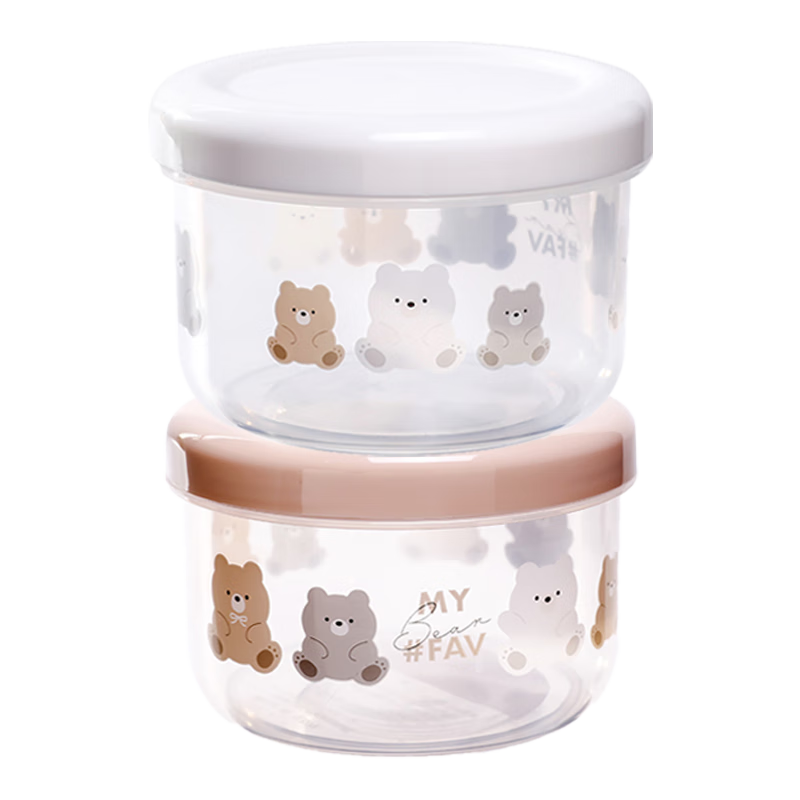 KATEI STORY Imported Fruit Box, Portable Lunch Box for Elementary School Students, Food-Grade Bento Box, Fresh-Keeping Container, Small Lunch Box, Nut Box, Sealed Container