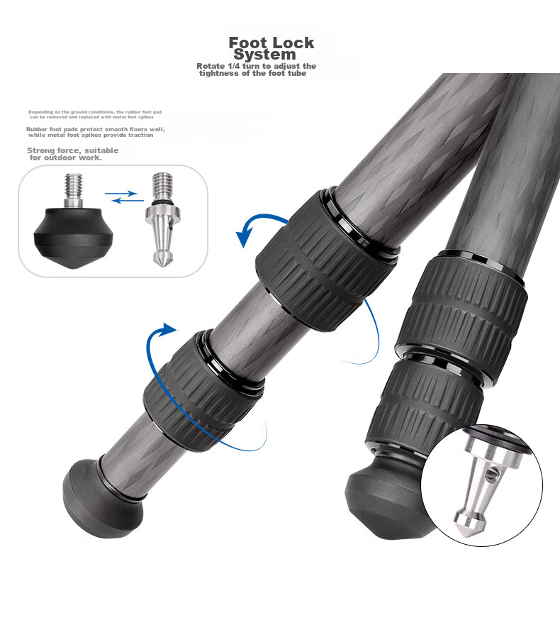 Leofoto Tripod, Desktop Mini Camera And Smartphone Photography And Videography Lightweight Travel Portable Tripod, LS-223C (Single Tripod) 16