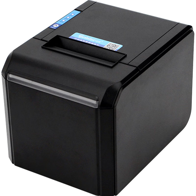 Gprinter D300V Thermal Receipt Printer, USB + Network Port + Serial Port, Restaurant Cashier And Kitchen Order Printer, Wall-Mountable with Paper Change, Sound And Light Alerts
