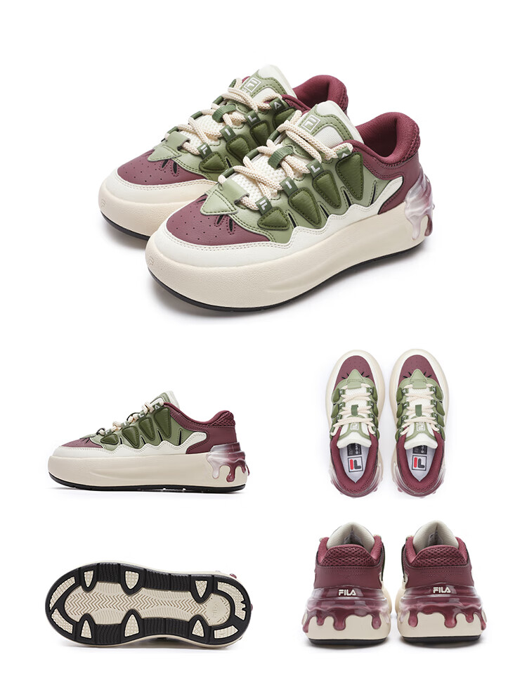 FILA Official Women's CARROT Modern Sneakers Thick Sole Height Increasing Sports Shoes 34