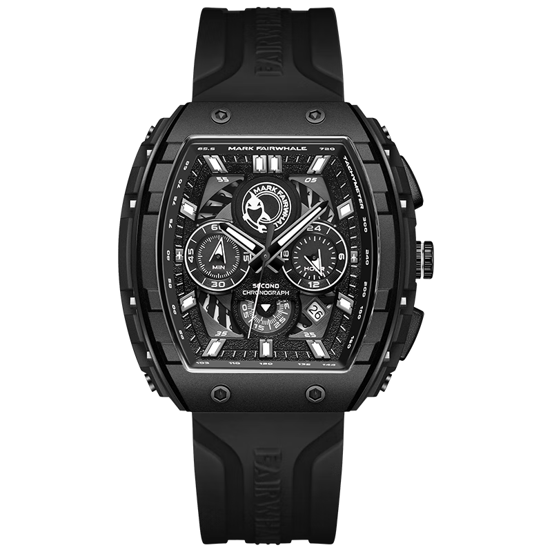 MARK FAIRWHALE Watch, Whale Series, Men's Mechanical Style Student Watch, Calendar, Luminous, Domestic Wristwatch, Birthday Gift, 5670