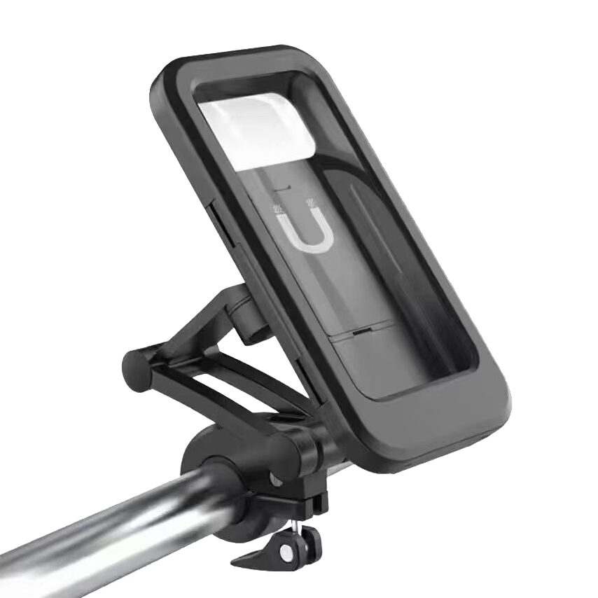 Dipuer Waterproof And Rainproof Electric Vehicle Phone Holder, Motorcycle Rider Delivery Courier Phone Mount, Scooter Universal Navigation Bracket, Cycling Accessories