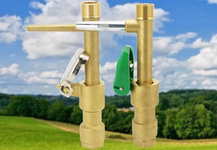 意派(yipai) 黄铜快速取水阀杆 绿化取水器 1寸黄铜取水杆 1寸黄铜取