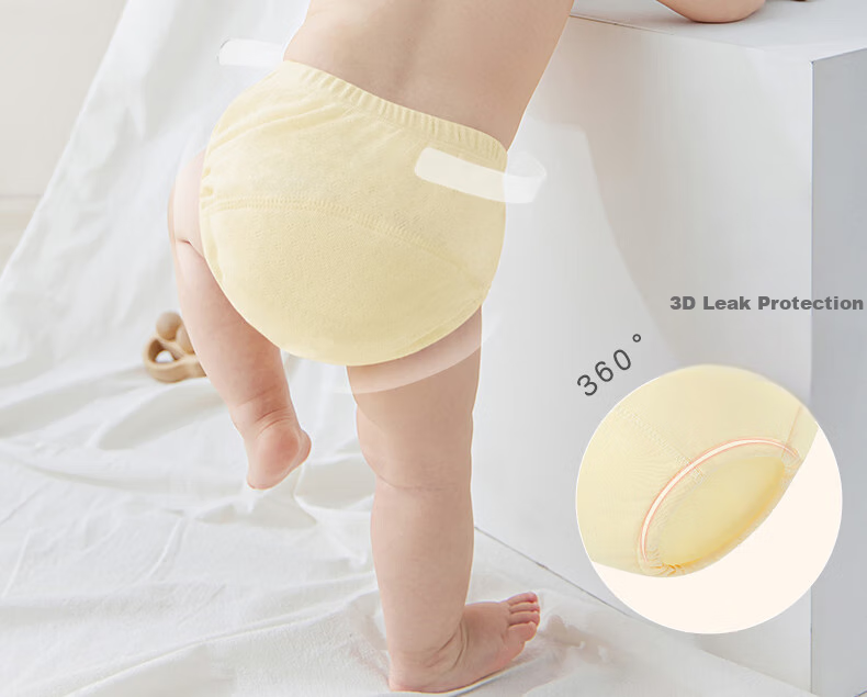 Niduoxiong Baby Training Pants, Infant Diaper-Free Toilet Training, Children's Breathable Diaper Cover, Elastic Waist, Washable Underwear 12