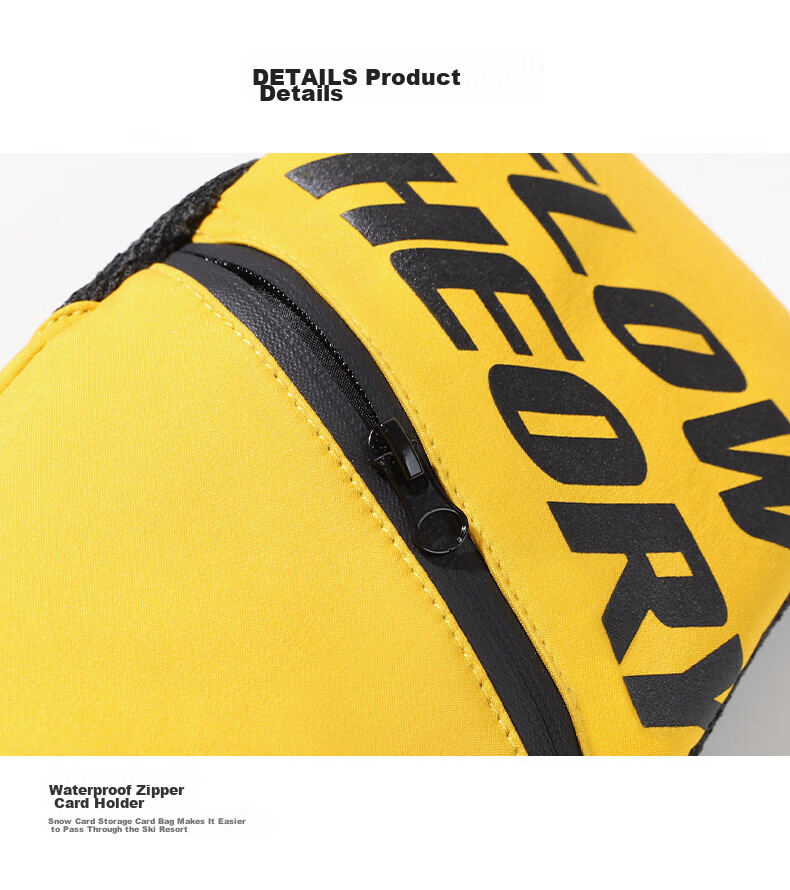 Flow Theory Full-Finger Kevlar Ski Gloves, Windproof, Waterproof, Warm, Wear-Resistant, Professional Single And Double Board Gloves 21