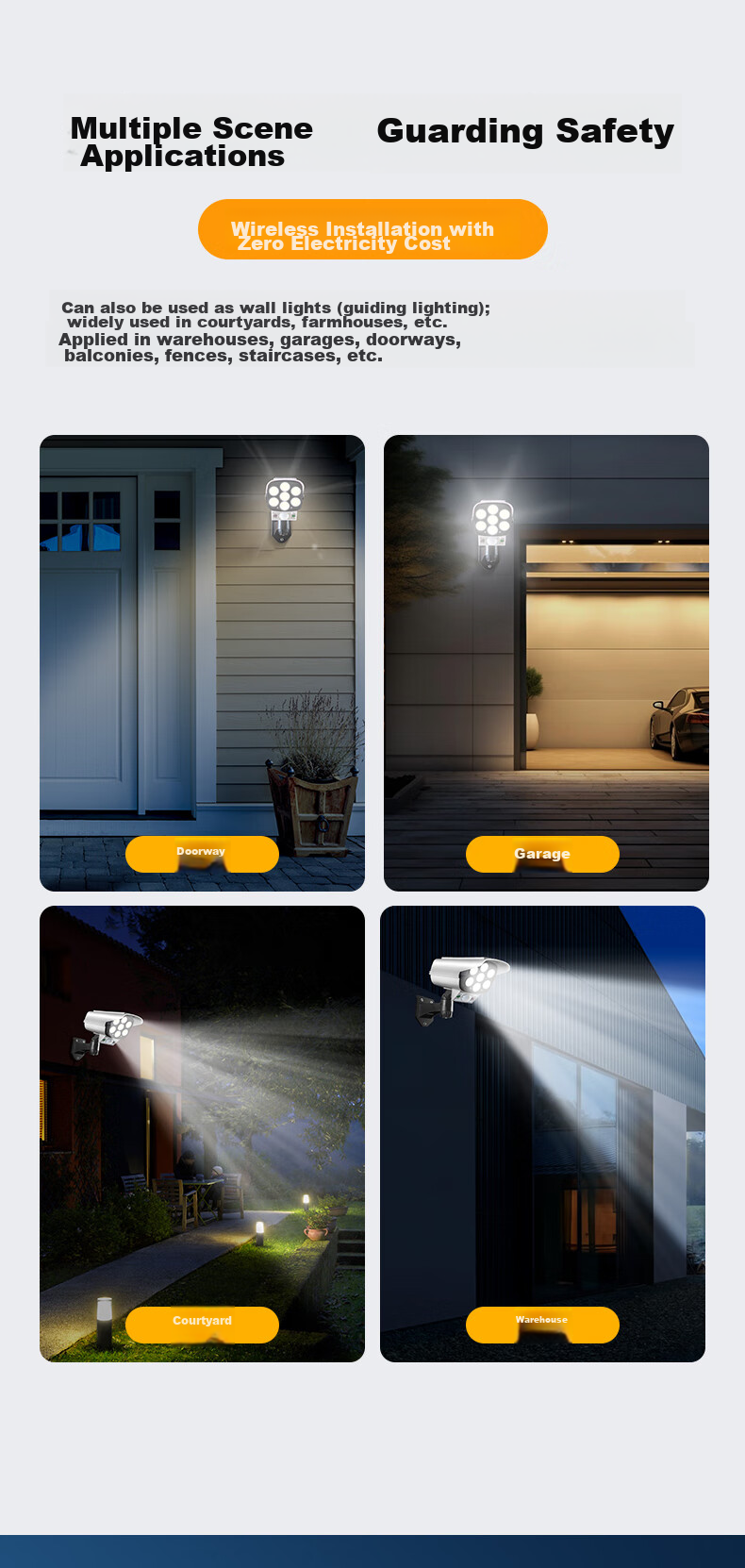 Heart LocK Solar Outdoor Garden Light, Home Artificial Fake Camera Surveillance Light, Outdoor Lighting, Motion Sensor Anti-Theft Light 8