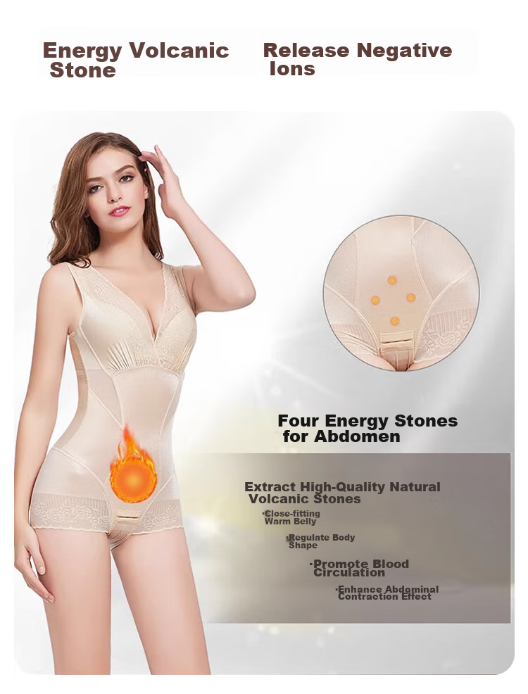 FitonTon Women's Shapewear Bodysuit, Thin, Butt-Lifting, Body-Shaping, Tummy Control, Postpartum Waist-Cinching, Slimming Underwear, One-Piece Shapewear 3