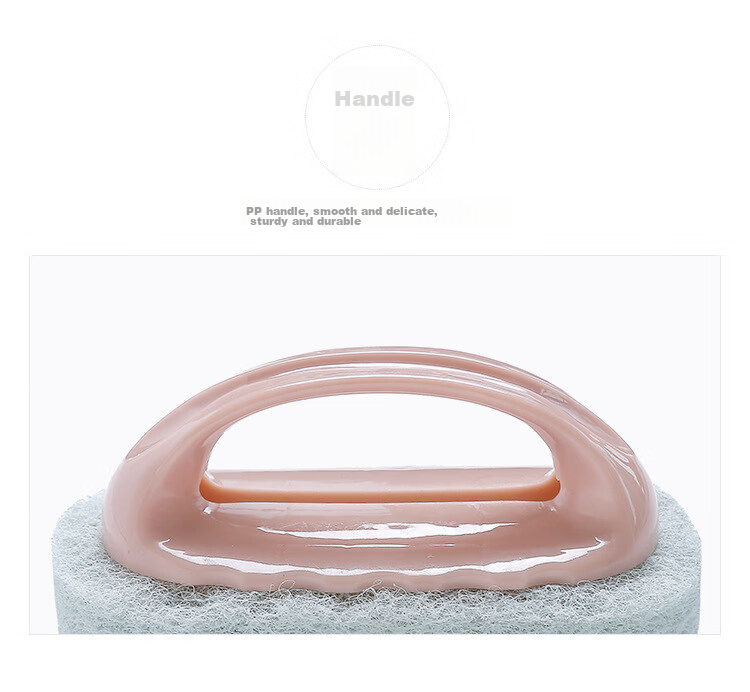 Jinghuisichuang Sponge Cleaning Brush with Handle for Bathroom Sink, Bathtub, Plate, Non-Stick Pan, 3-Pack 8