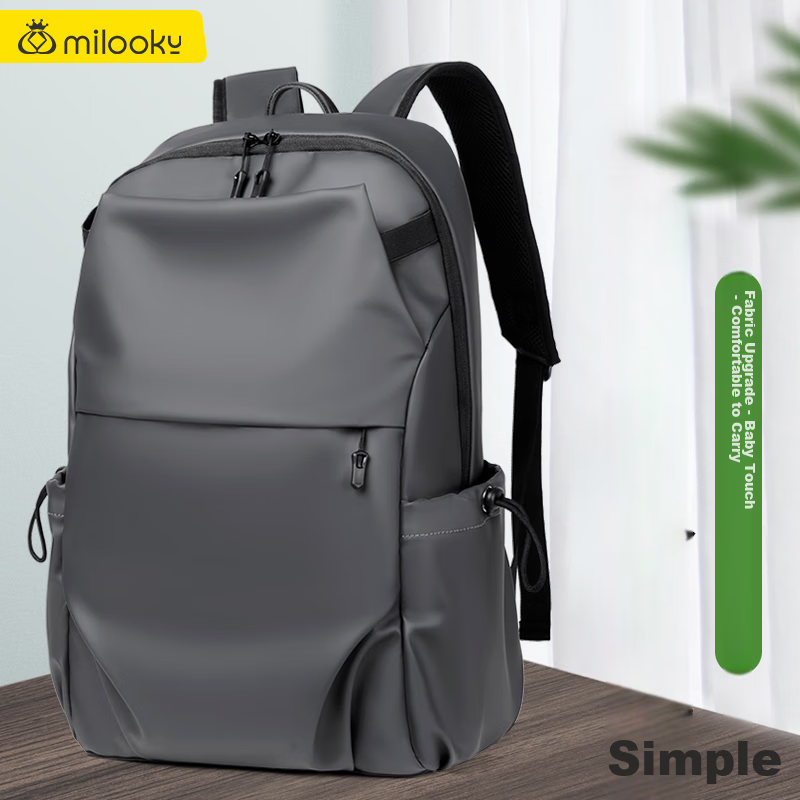 Рюкзак Milooky для ноутбука, совместимый с Lenovo Xiaoxin Pro 16 и Legion 15.6 дюймов, унисекс, для мужчин и женщин, серый