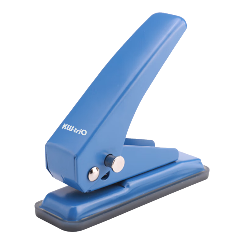 KW-Trio Single-Hole Punch Machine Bank Card Hole Puncher Binding Ring Can Punch up to 20 Pages