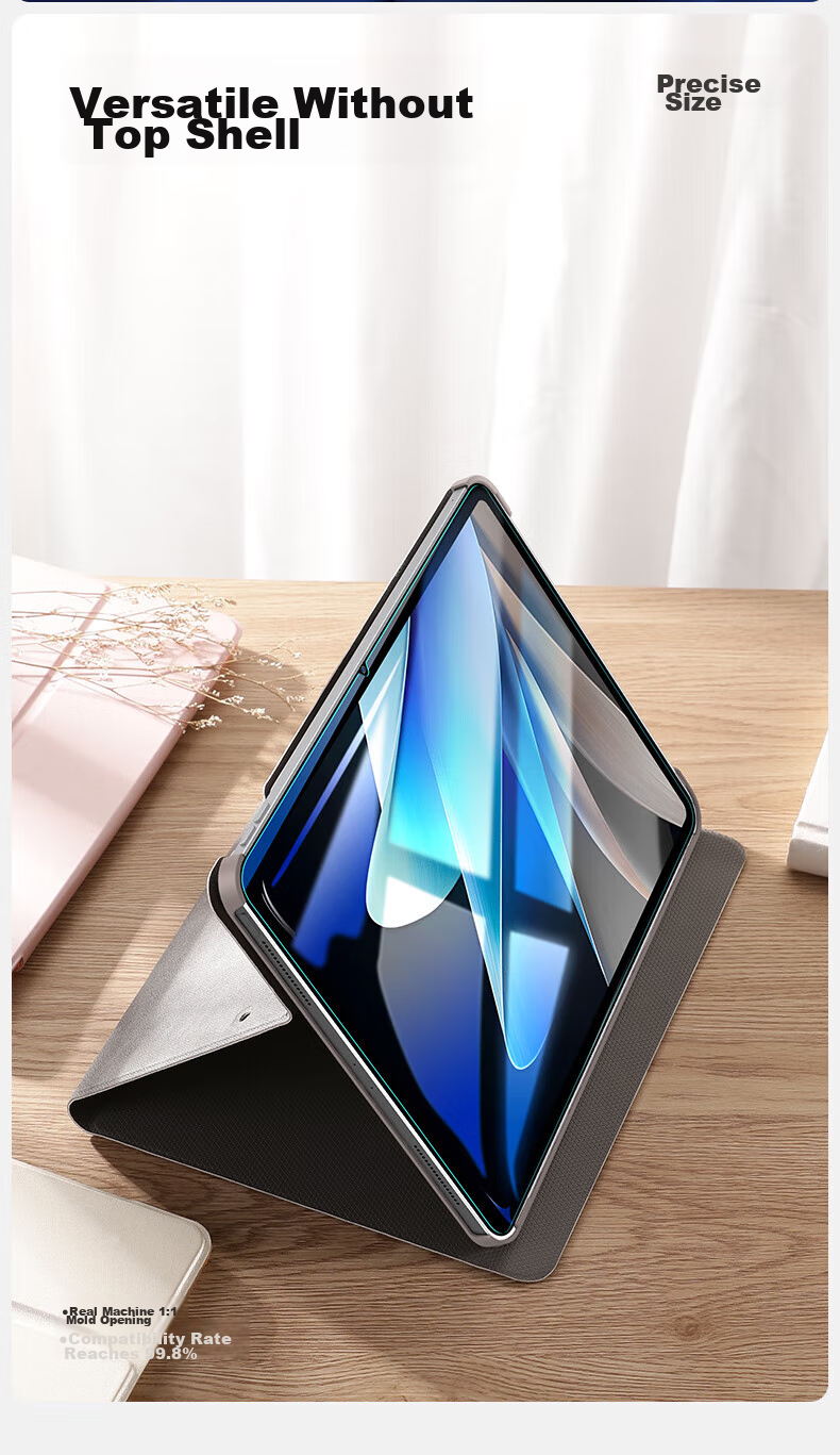 Shanmo Tempered Glass Screen Protector for iQOO Pad 6 Pro VIVO Pad 6 Pro 13.2-inch 2026 Model Anti-Fingerprint HD Tablet Film 17
